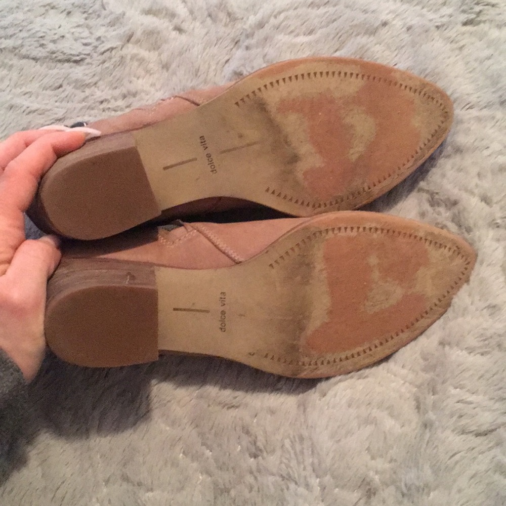 Dolce Vita Saylor Taupe Booties Sz 6.5 - Picture 3 of 3